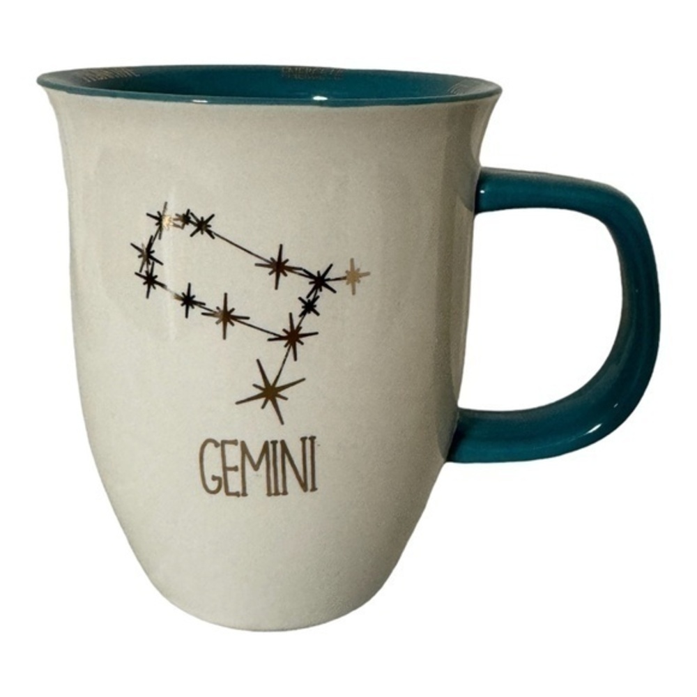 10 Strawberry Street Mug Gemini May 20 - June 21 Zodiac Mug. Art Deco Print COFF